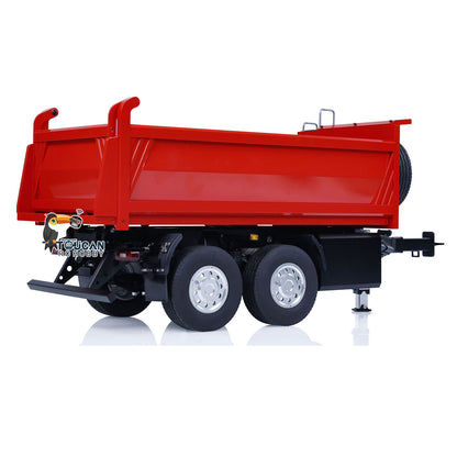 Metall LESU 1/14 RC Anhänger 2-Achse Hydraulische Selbst-dumping