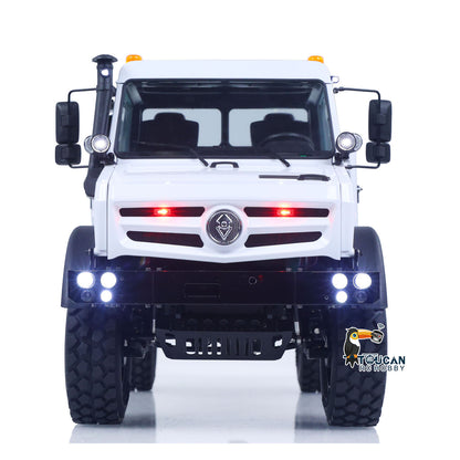 LESU 1/14 Metal Radio Control Off Road Car MT44023 4*4 RC All-Terrain Light Truck U4023 Light Sound Smoke Unit Axle Locks