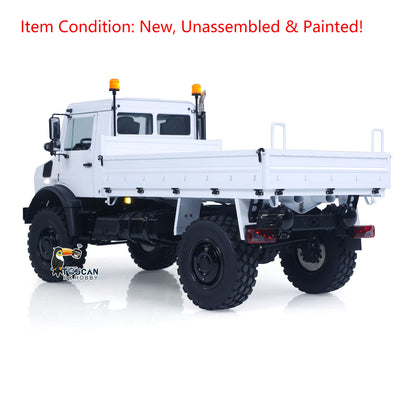 Metal LESU 1/14 RC All Terrain Light Truck U4023 Remote Control Off Road Car MT44023 KIT Model Light Sound Wheel Hub Reduction