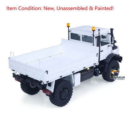 Metal LESU 1/14 RC All Terrain Light Truck U4023 Remote Control Off Road Car MT44023 KIT Model Light Sound Wheel Hub Reduction