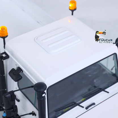 LESU 1/14 Metal Radio Control Off Road Car MT44023 4*4 RC All-Terrain Light Truck U4023 Light Sound Smoke Unit Axle Locks