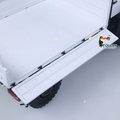 LESU 1/14 Metal Radio Control Off Road Car MT44023 4*4 RC All-Terrain Light Truck U4023 Light Sound Smoke Unit Axle Locks