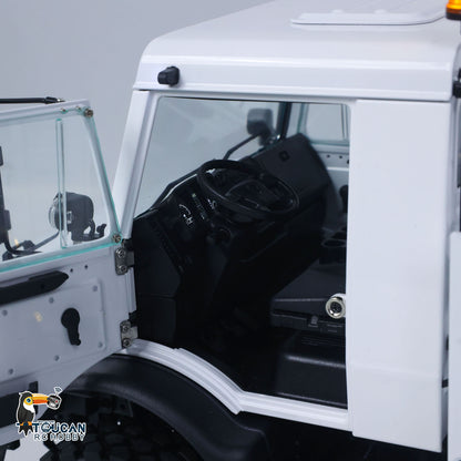 LESU 1/14 Metal Radio Control Off Road Car MT44023 4*4 RC All-Terrain Light Truck U4023 Light Sound Smoke Unit Axle Locks