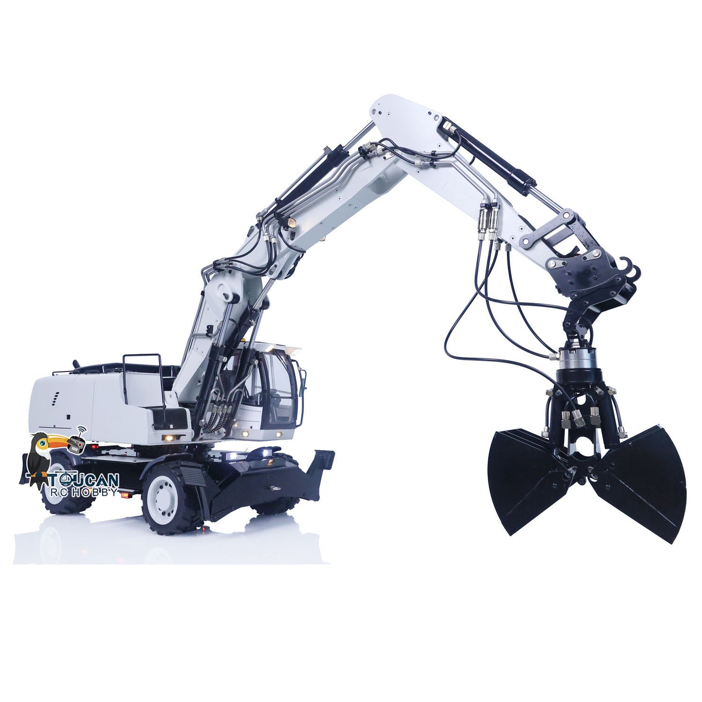 1/14 R946 Hydraulic RC Excavator 946-3 Wheeled Digger With PL18EV Controller