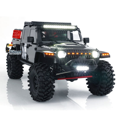 US STOCK CORSSRC 1/8 RC 4WD EMO X4 Off-road Vehicle 4x4 Radio Control Crawler Lights