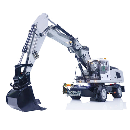 1/14 946-3 RC-Hydraulikbagger mit Rädern RC Digger PL18EV Sender Schwenkbarer Eimer