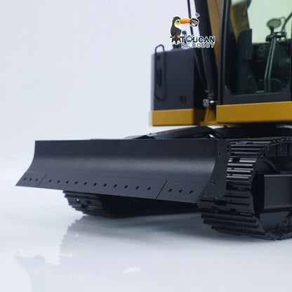 Metal 1/14 C308 Radio Control Hydraulic Excavator 4Valve RC Digger Engineering Vehicle Flysky ST8 Radio Lights Battery Assembled