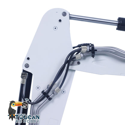 1/14 946-3 Wheeled RC Hydraulic Excavator RC Digger PL18EV Transmitter Tiltable Bucket