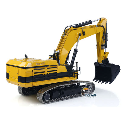 55KG! 1/12 Metal Remote Control Hydraulic Tracked Excavator 395F RC Digger 2830 Brushless Motor Dual Pump System Flysky Radio