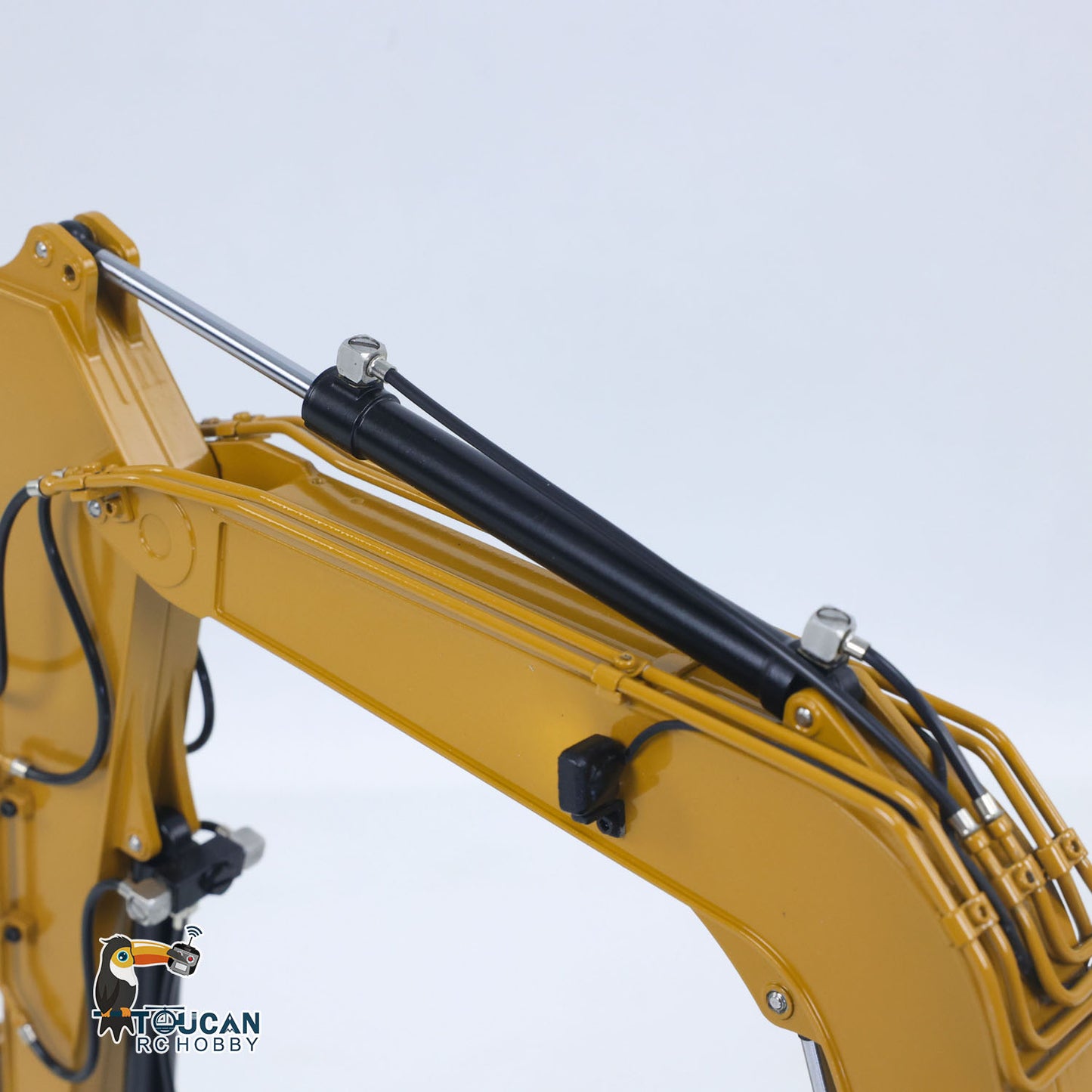 Metal 1/14 C308 Radio Control Hydraulic Excavator 4Valve RC Digger Engineering Vehicle Flysky ST8 Radio Lights Battery Assembled