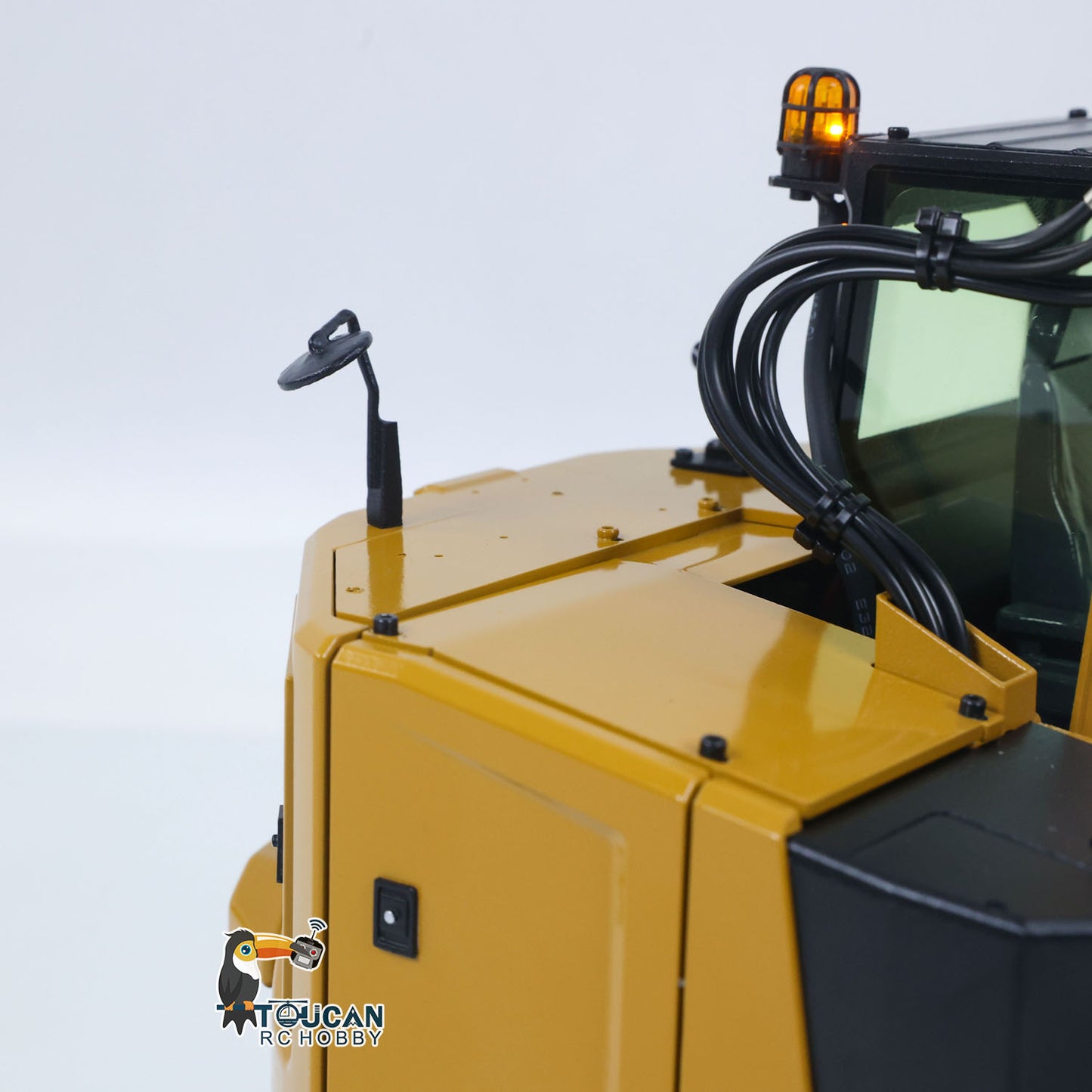 Metal 1/14 C308 Radio Control Hydraulic Excavator 4Valve RC Digger Engineering Vehicle Flysky ST8 Radio Lights Battery Assembled