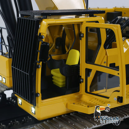 55KG! 1/12 Metal Remote Control Hydraulic Tracked Excavator 395F RC Digger 2830 Brushless Motor Dual Pump System Flysky Radio