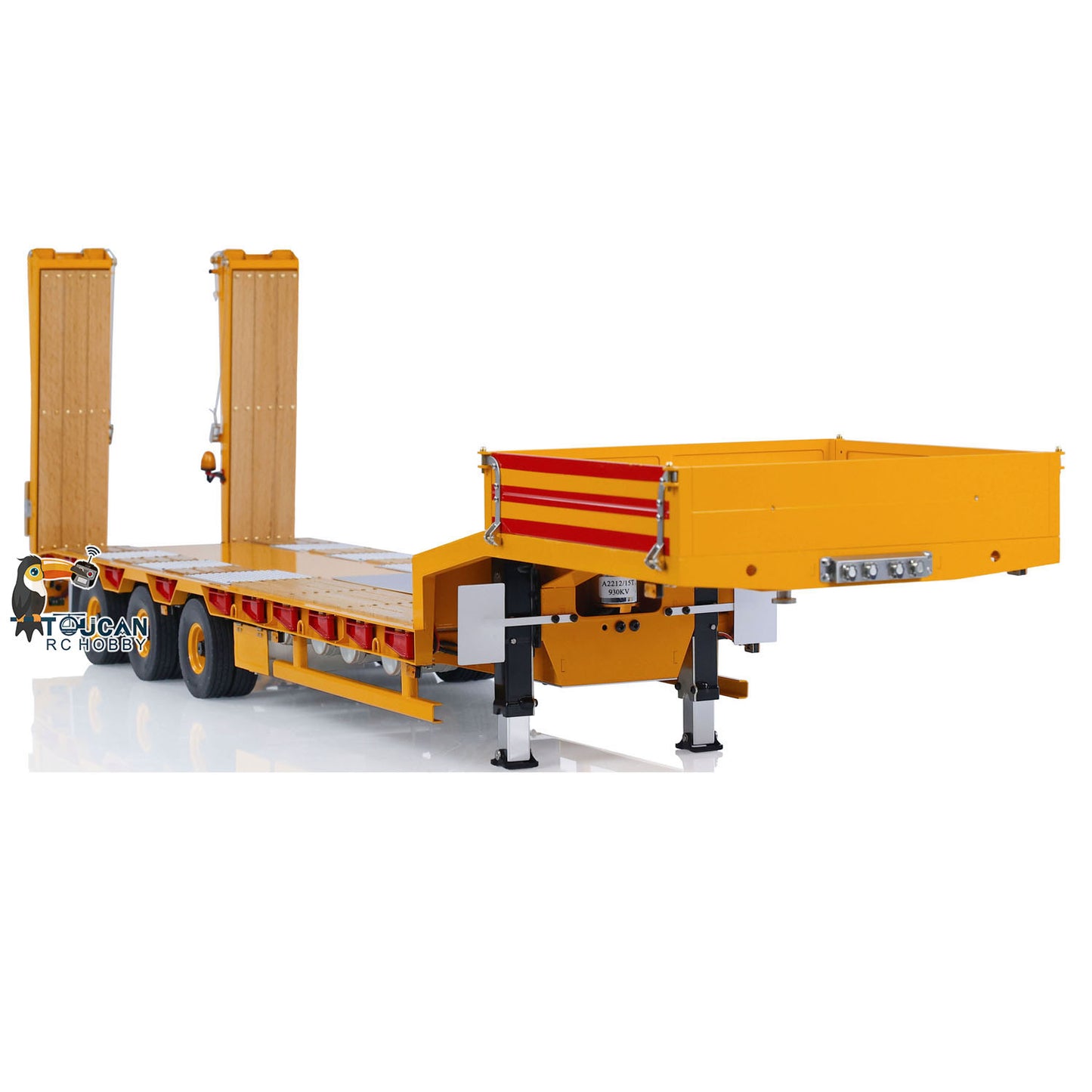 1/14 Metal LESU RC Trailer with Hydraulic System Electronic Lifting Legs