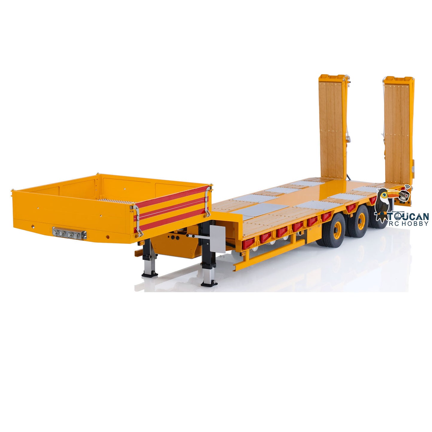 1/14 Metal LESU RC Trailer with Hydraulic System Electronic Lifting Legs