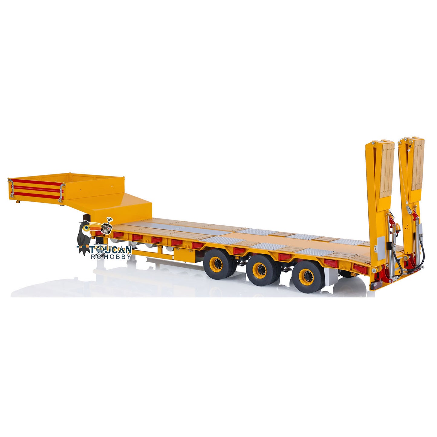 1/14 Metal LESU RC Trailer with Hydraulic System Electronic Lifting Legs