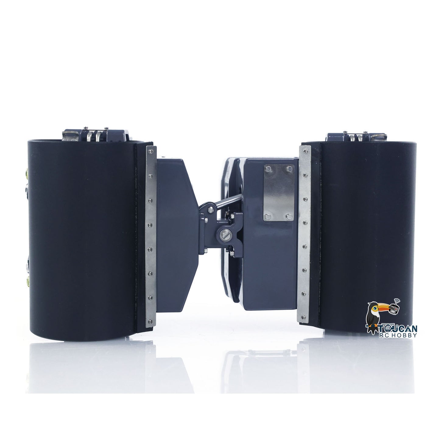 BW120AD 1/14 Metal Radio Controlled Road Roller Mini RC Construction Vehicle Finished Model Brushed ESC Battery Flysky ST8 Radio