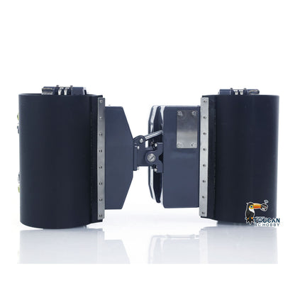 BW120AD 1/14 Metal Radio Controlled Road Roller Mini RC Construction Vehicle Finished Model Brushed ESC Battery Flysky ST8 Radio