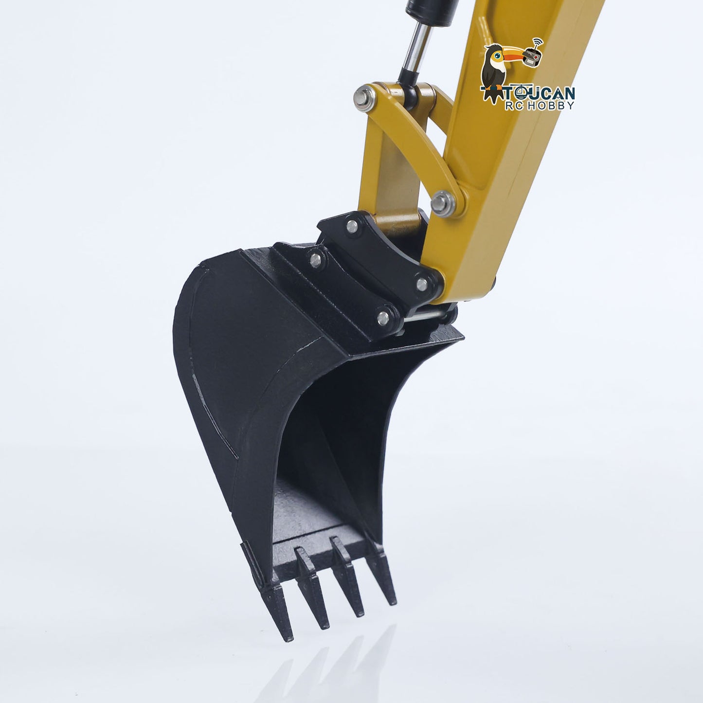 US STOCK Metal 1/14 RC Hydraulic Excavator C308 Radio Controlled Digger Construction Vehicle RTR Model Flysky ST8 Radio Battery