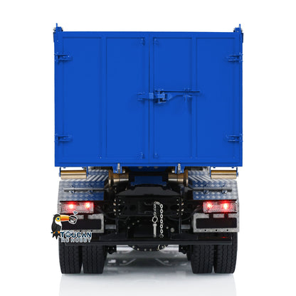 1:14 8x8 RC Hydraulischer Dumper aus Metall zum Aufrollen, voller LKW mit hoher Mülleimer