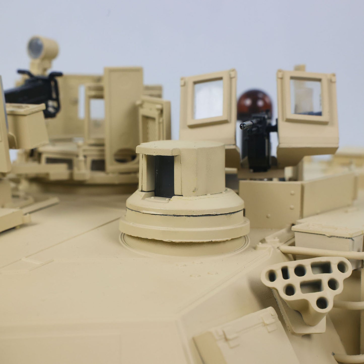 TOUCAN 1/16 Metal RC Tank 3918 Abrams M1A2 TUSK II Dual Flow Gearbox 360 Turret Rotary Infrared Combat Barrel Recoil FPV