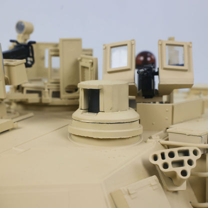 TOUCAN 1/16 Metal RC Tank 3918 Abrams M1A2 TUSK II Dual Flow Gearbox 360 Turret Rotary Infrared Combat Barrel Recoil FPV