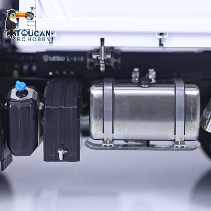 LESU 1/14 6x6 Métal 3 Essieux RC Camion Dumper Hydraulique Avec Cabine K3363 A0009