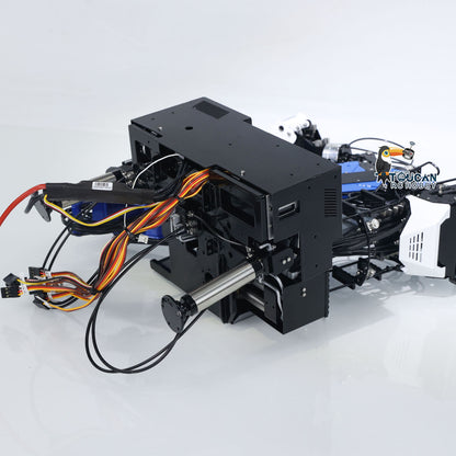 EN STOCK 1/14 LESU Remorque grue hydraulique RC pour bois RTR/KIT Ver