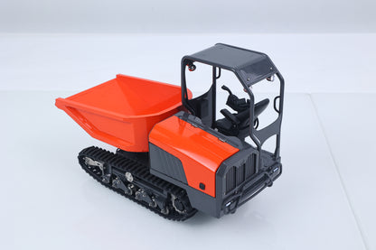 LESU Metal 1/14 Hydraulic Remote Control Tracked Dumper KC300HR-5 RC Tipper Model Light Sound System FlySky Radio Battery