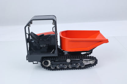 LESU Metal 1/14 Hydraulic Remote Control Tracked Dumper KC300HR-5 RC Tipper Model Light Sound System FlySky Radio Battery