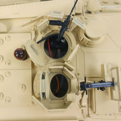 TOUCAN 1/16 Metal RC Tank 3918 Abrams M1A2 TUSK II Dual Flow Gearbox 360 Turret Rotary Infrared Combat Barrel Recoil FPV