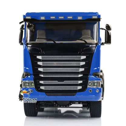 1:14 8x8 RC Hydraulischer Dumper aus Metall zum Aufrollen, voller LKW mit hoher Mülleimer