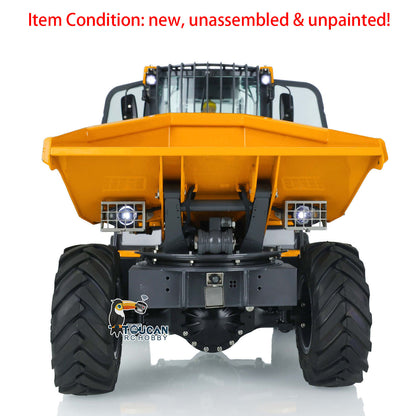 LESU 1/14 RTR 4X4 RC Dumper hydraulique articulé 6MDX