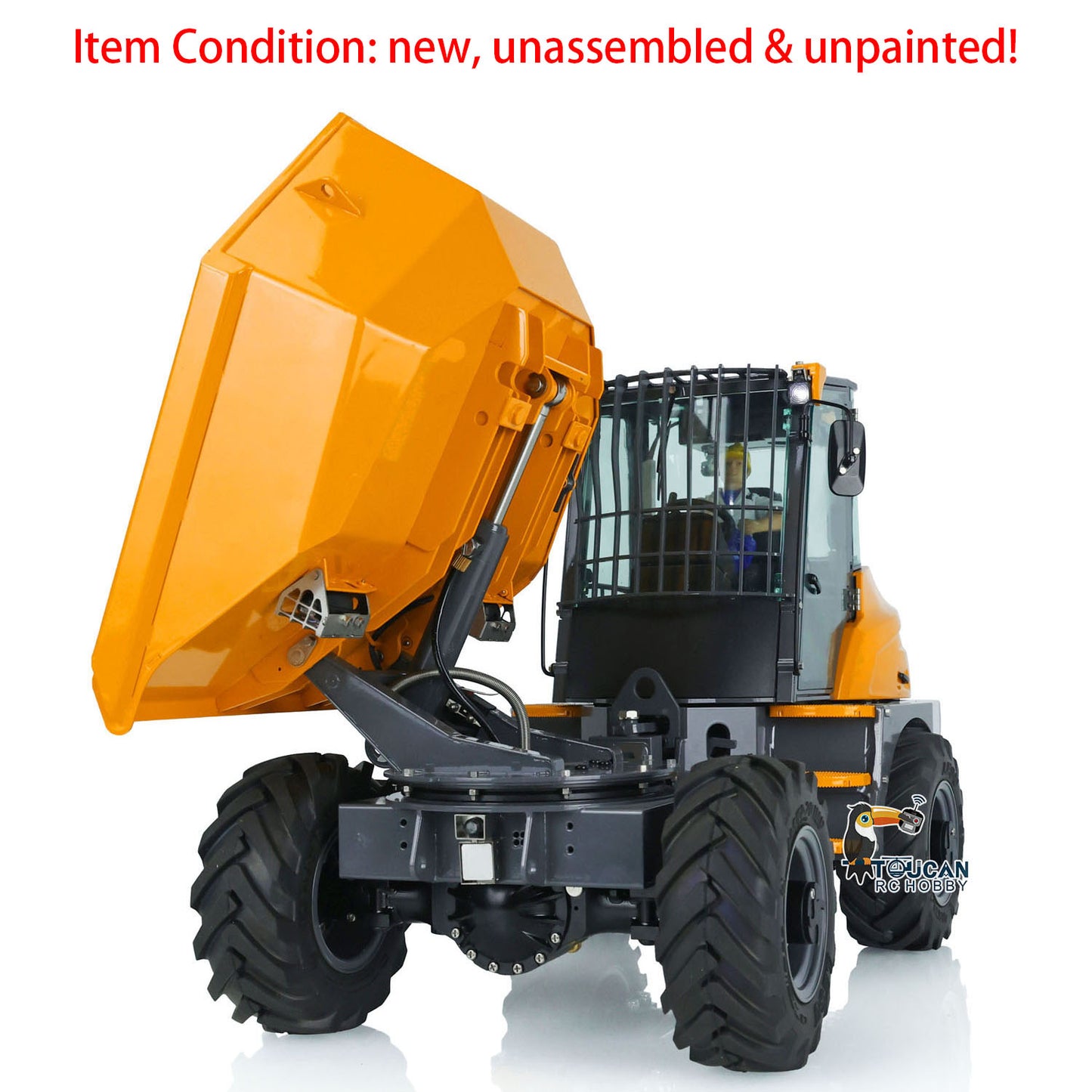 LESU 1/14 RTR 4X4 RC Hydraulic Articulated Dumper 6MDX Tipper