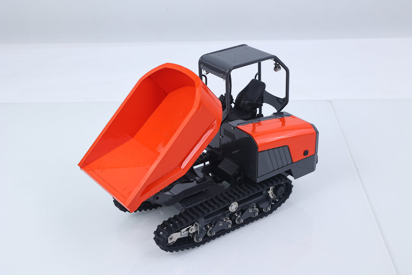 LESU Metal 1/14 Hydraulic Remote Control Tracked Dumper KC300HR-5 RC Tipper Model Light Sound System FlySky Radio Battery