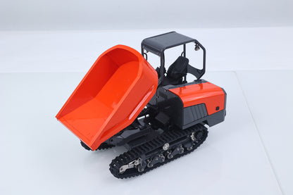 LESU Metal 1/14 Hydraulic Remote Control Tracked Dumper KC300HR-5 RC Tipper Model Light Sound System FlySky Radio Battery