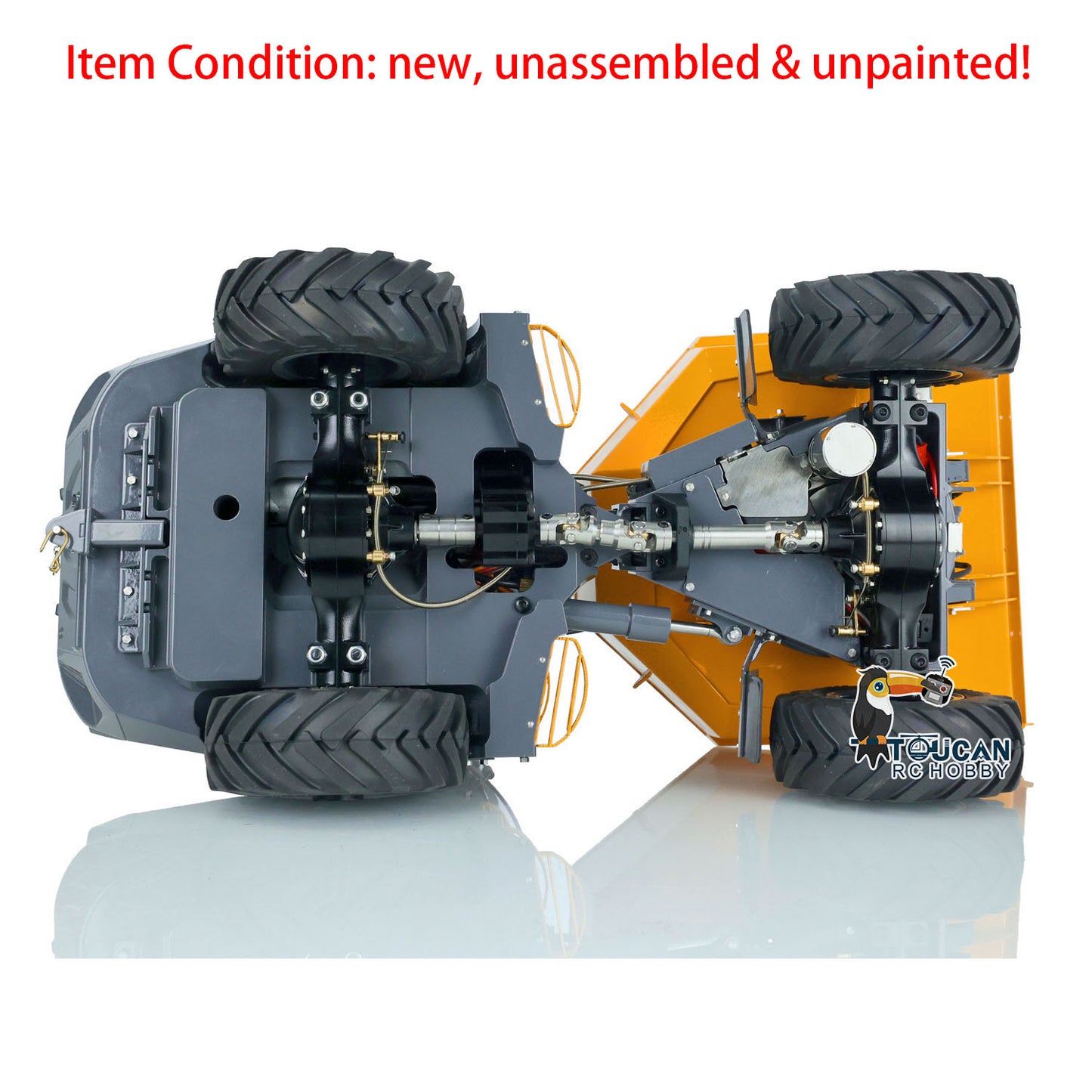 LESU 1/14 RTR 4X4 RC Dumper hydraulique articulé 6MDX