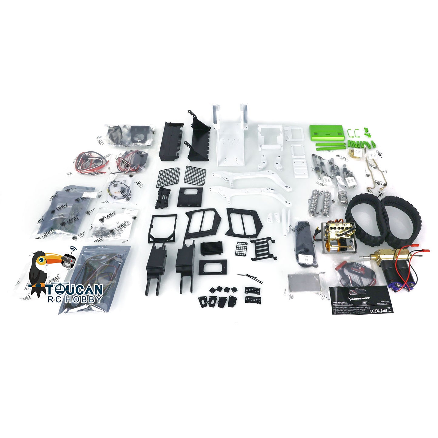 LESU 1/14 RC Metall Hydraulische Aoue LT5 Lackiert Unmontiert Raupen Kompaktlader B0008