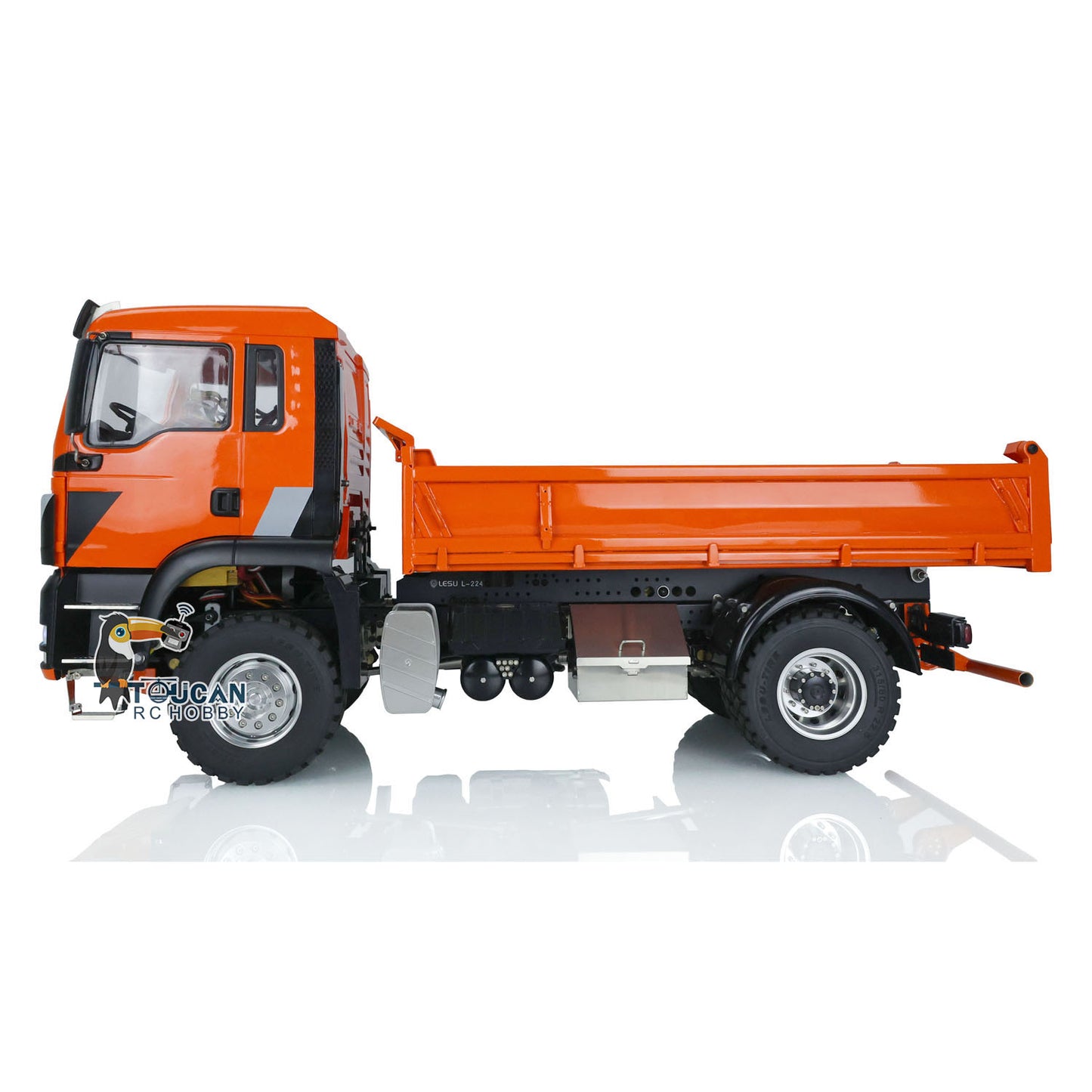 LESU 1/14 RC Dumper Auto für 4x4 TGS Metall Chassis Dump Lkw