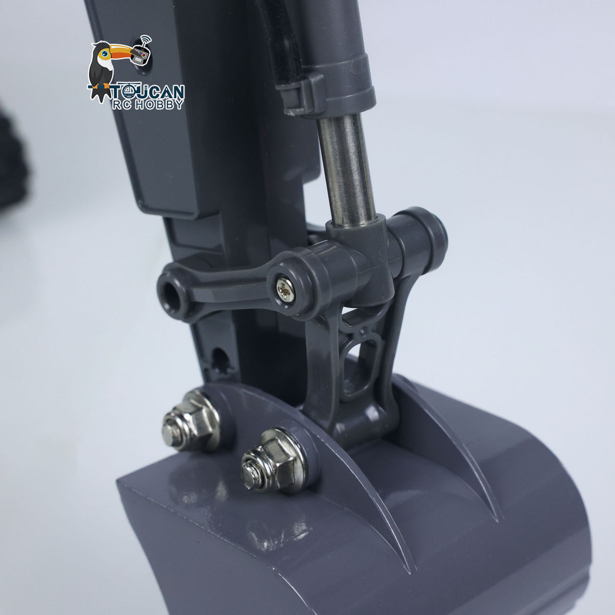 1/16 DoubleE E598 003 Electric Lifting RC Excavator Metal 2Arms Remote Control Digger Hammer Bucket Claw 360 Degrees Rotating