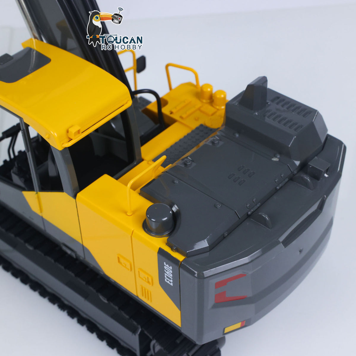 1/16 DoubleE E598 003 Electric Lifting RC Excavator Metal 2Arms Remote Control Digger Hammer Bucket Claw 360 Degrees Rotating