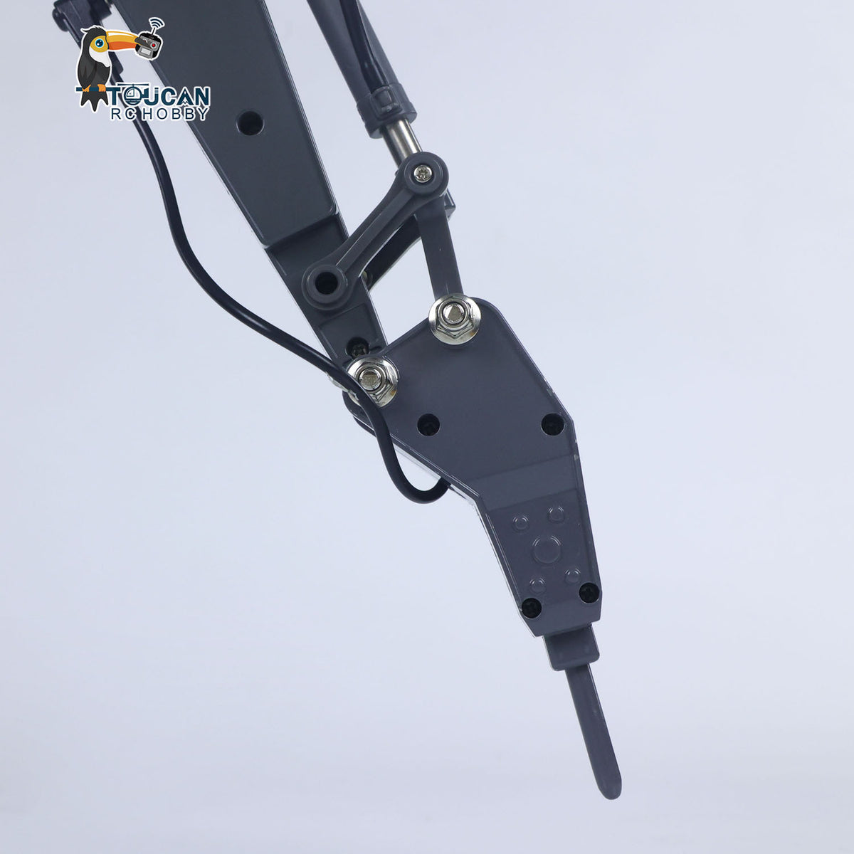 1/16 DoubleE E598 003 Electric Lifting RC Excavator Metal 2Arms Remote Control Digger Hammer Bucket Claw 360 Degrees Rotating