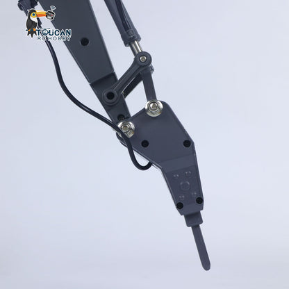 1/16 DoubleE E598 003 Electric Lifting RC Excavator Metal 2Arms Remote Control Digger Hammer Bucket Claw 360 Degrees Rotating