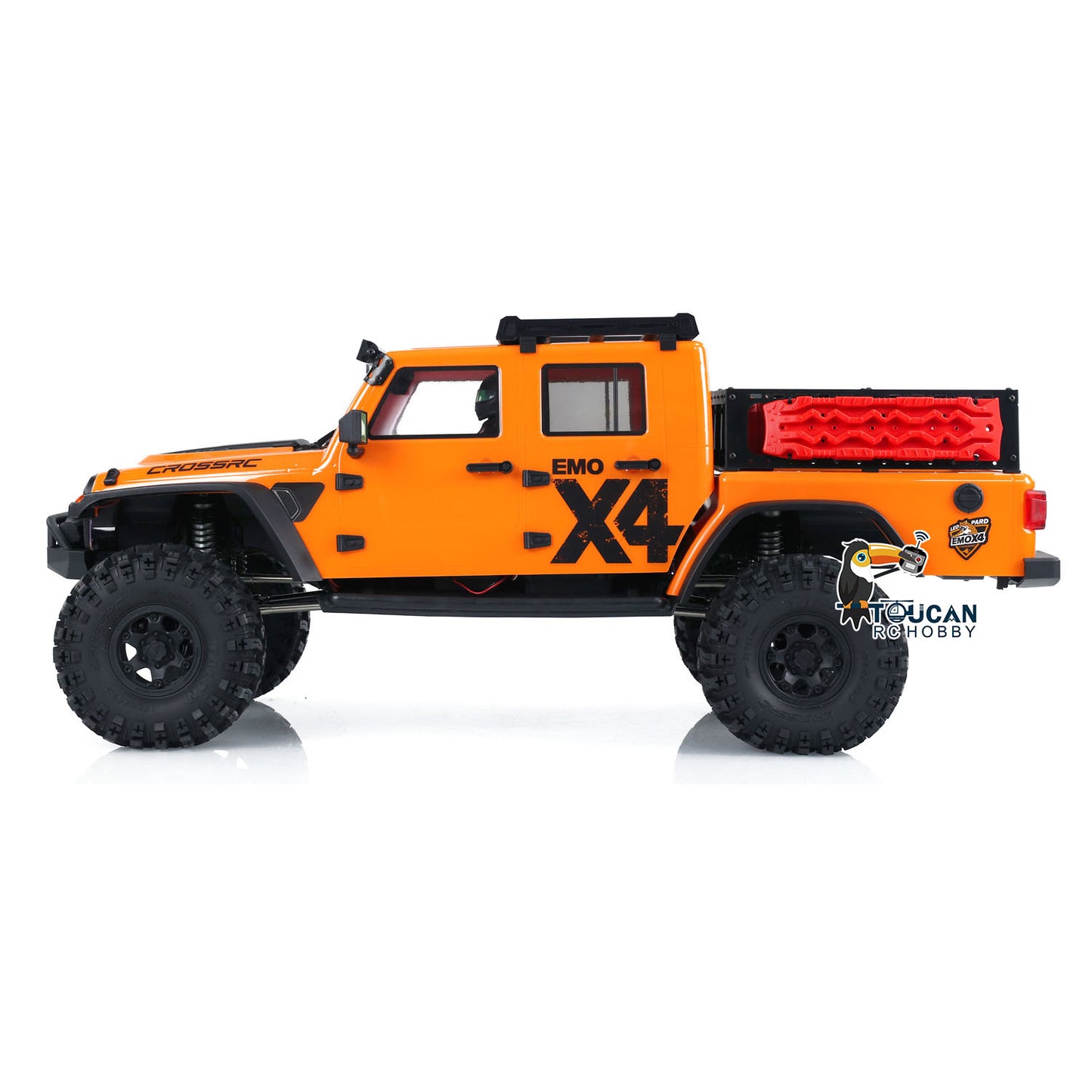 US STOCK 1:8 Scale CROSSRC EMO X4 RC 4x4 Off-road Climbing Truck Leopard Lights 2 Speed