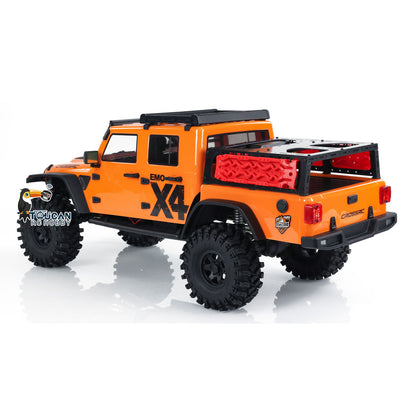 US STOCK 1:8 Scale CROSSRC EMO X4 RC 4x4 Off-road Climbing Truck Leopard Lights 2 Speed