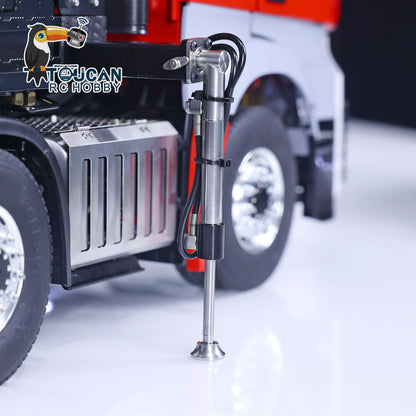 EN STOCK LESU 1/14 8x8 RTR RC Camion tracteur à grue hydraulique