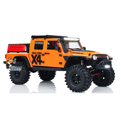 US STOCK 1:8 Scale CROSSRC EMO X4 RC 4x4 Off-road Climbing Truck Leopard Lights 2 Speed