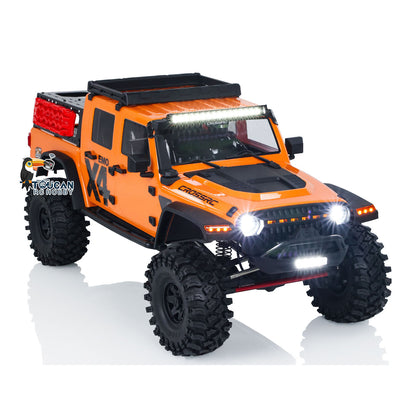 US STOCK 1:8 Scale CROSSRC EMO X4 RC 4x4 Off-road Climbing Truck Leopard Lights 2 Speed