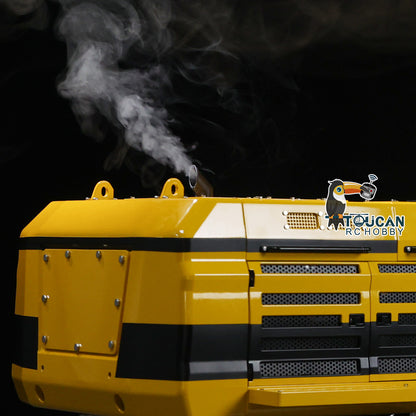 55KG! 1/12 Metal Remote Control Hydraulic Tracked Excavator 395F RC Digger 2830 Brushless Motor Dual Pump System Flysky Radio