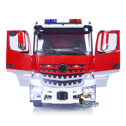 EN STOCK LESU 1/14 8x8 RTR RC Camion tracteur à grue hydraulique