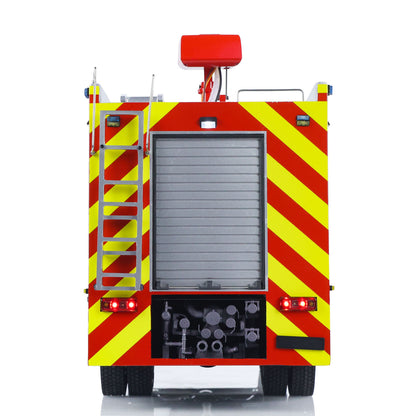 1/14 Electric Fire Truck SC 770S Remote Control Vehicle i6S Radio Metal Chassis 11.1V Battery 2Speed Gerabox Water Spraying RC Model Car